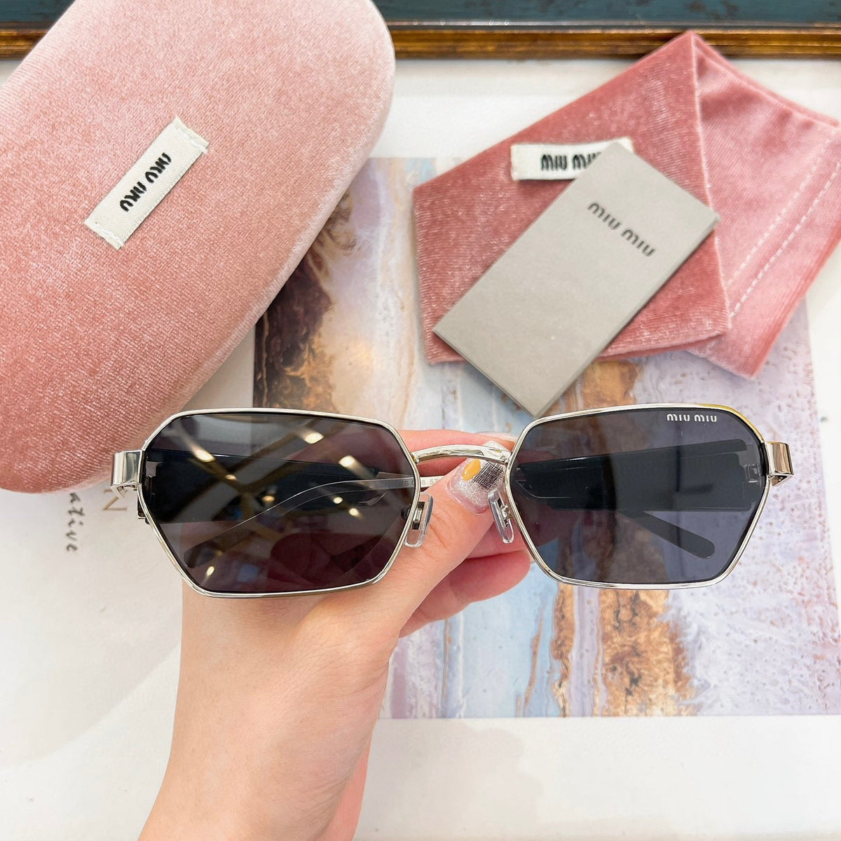 Sunglasses- Miu M Sunglasses Premium Fashion Designer Sunglasses