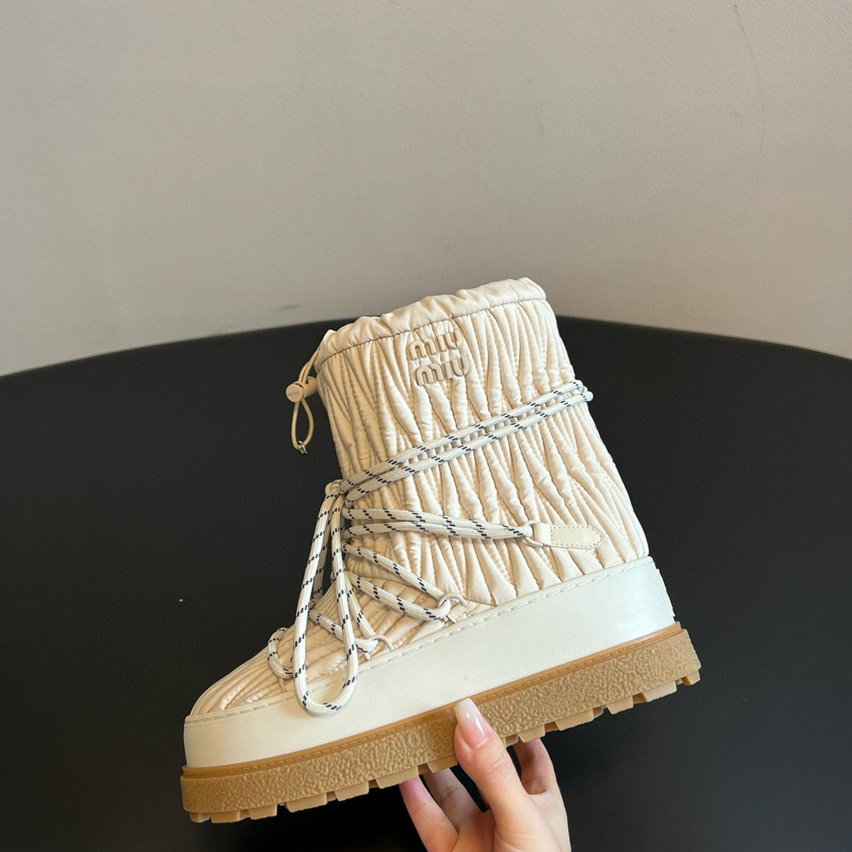 Shoes- Miu M Boots Premium Designer Casual Shoes