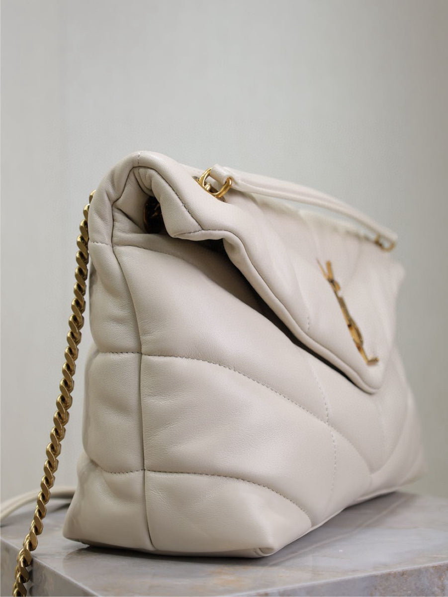 Saint Laurent Bags- Saint Laurent Loulou Medium Puffer Bag Luxury Designer Leather Handbag