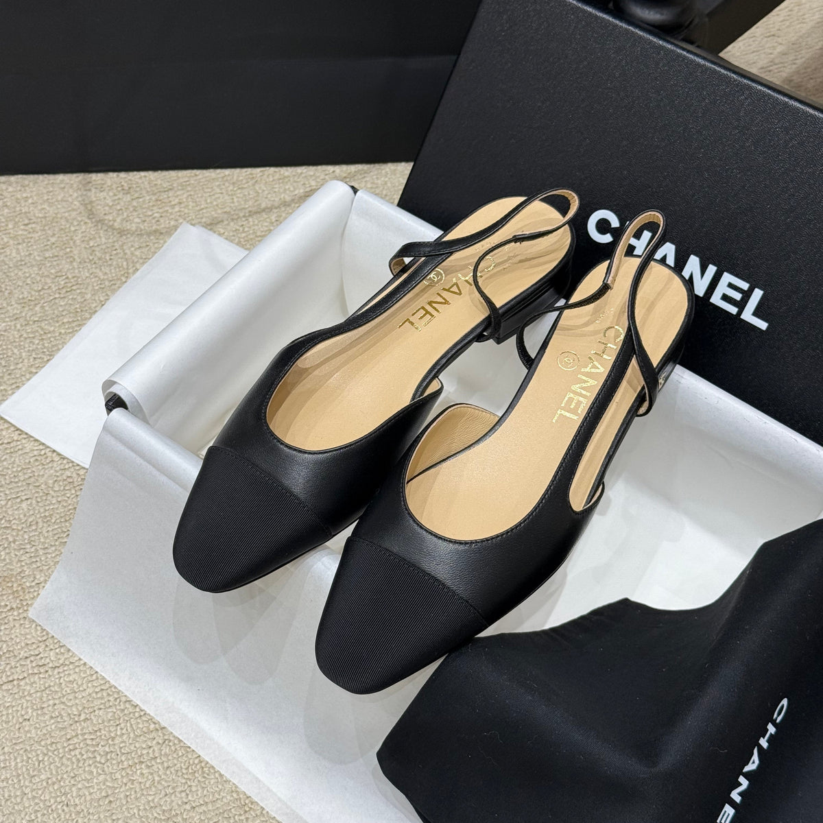 Chanel Shoes- Chanel Slingback Pumps Luxury Lifestyle Designer Footwear