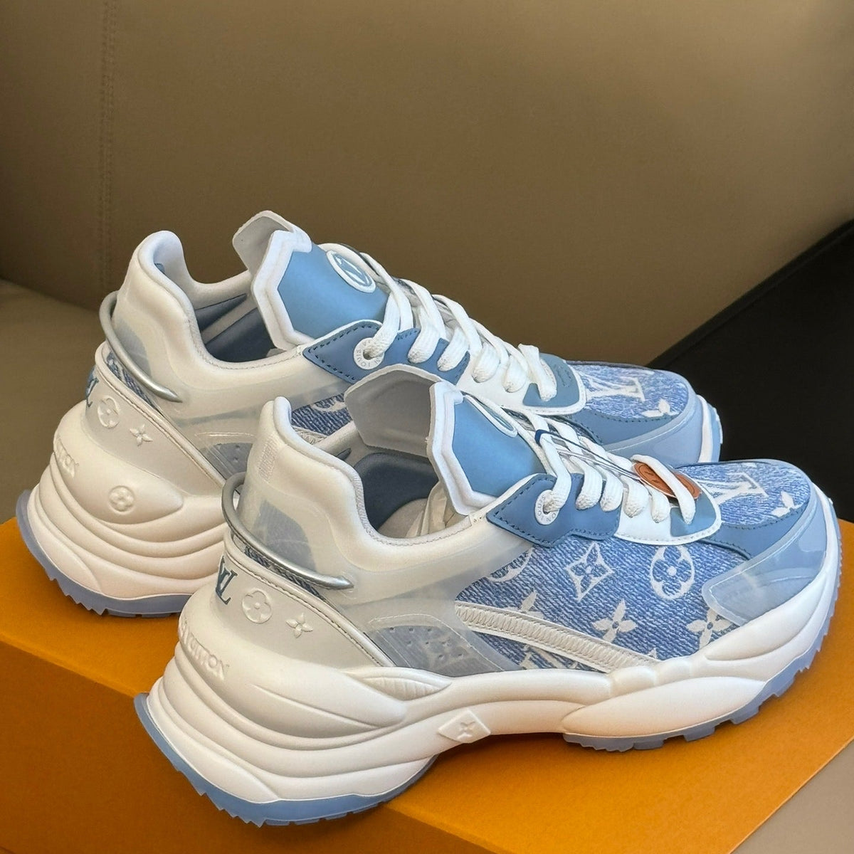 Louis Vuitton Shoes- Louis Vuitton Lou Run 55 Trainers Premium Designer Casual Shoes