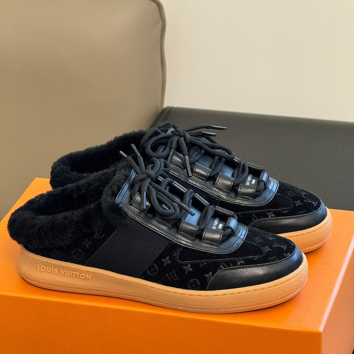Louis Vuitton Shoes- Louis Vuitton Lou Open Back Sneakers Luxury Lifestyle Designer Footwear