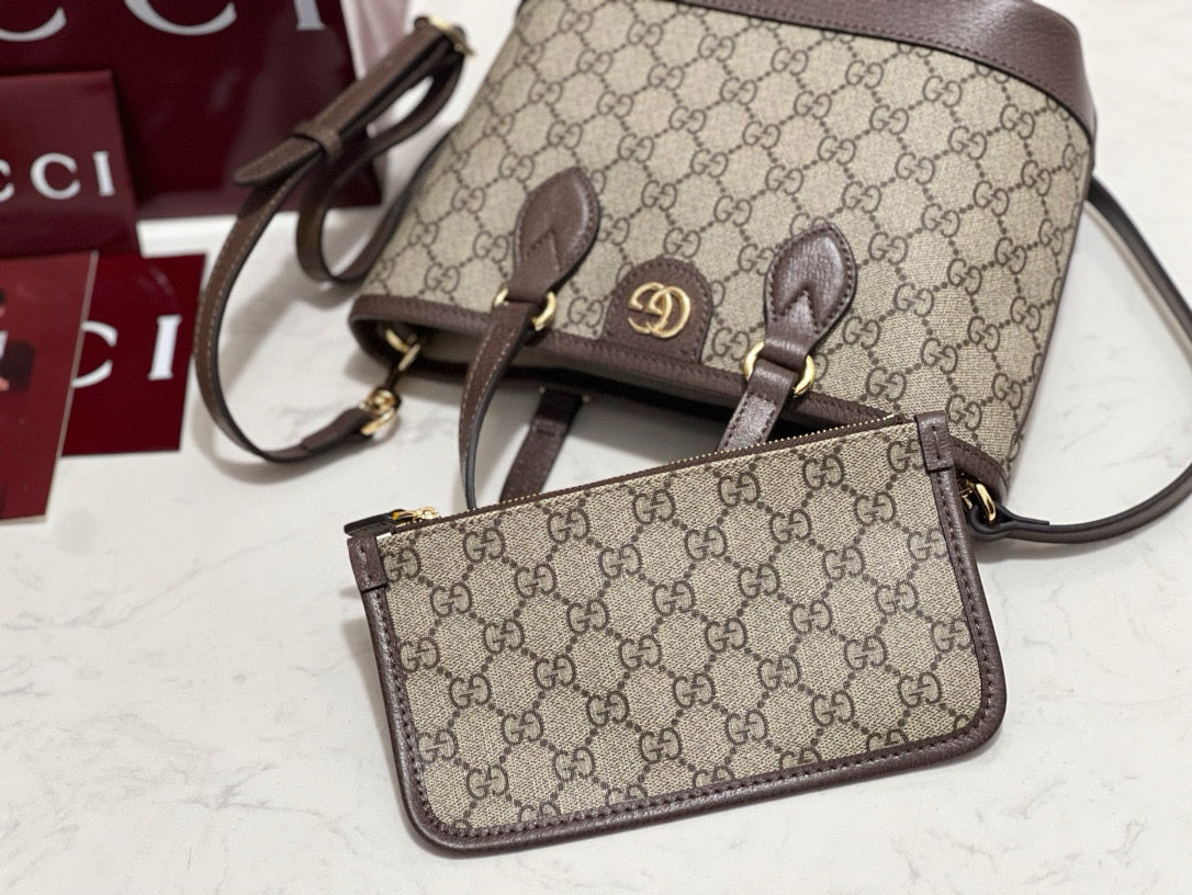 Gucci Bags- Gucci Ophidia Mini Tote Bag Elegant Everyday Designer Handbag
