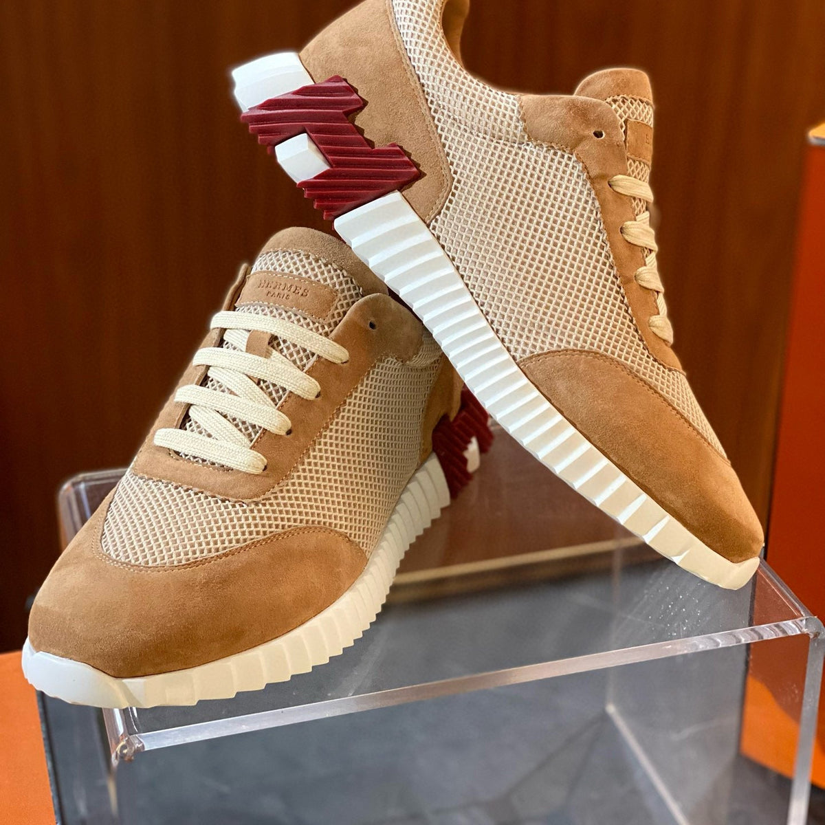 Shoes- Herm Bouncing Sneakers Luxury Lifestyle Designer Footwear