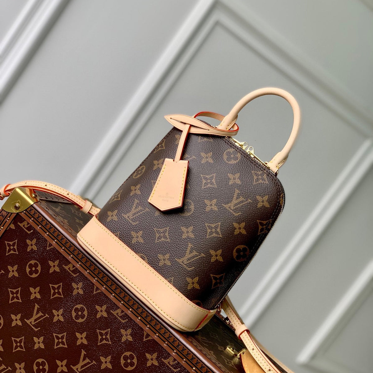 Louis Vuitton Bags- Louis Vuitton Lou Alma Backpack Luxury Designer Leather Handbag