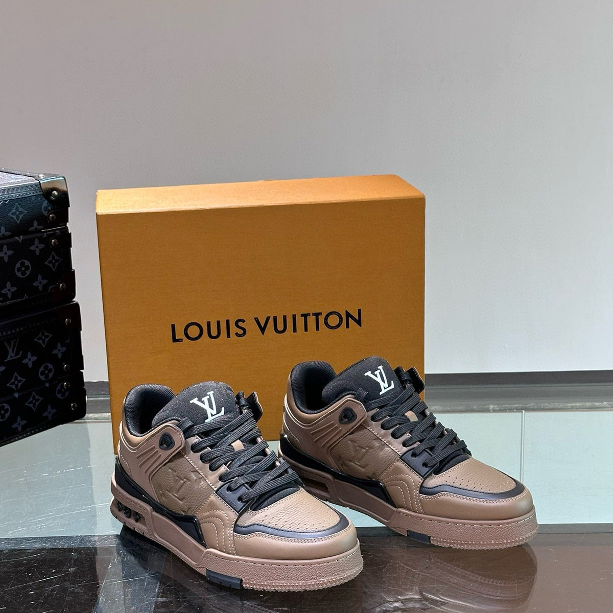 Louis Vuitton Shoes- Louis Vuitton Lou Trainers Premium Designer Casual Shoes