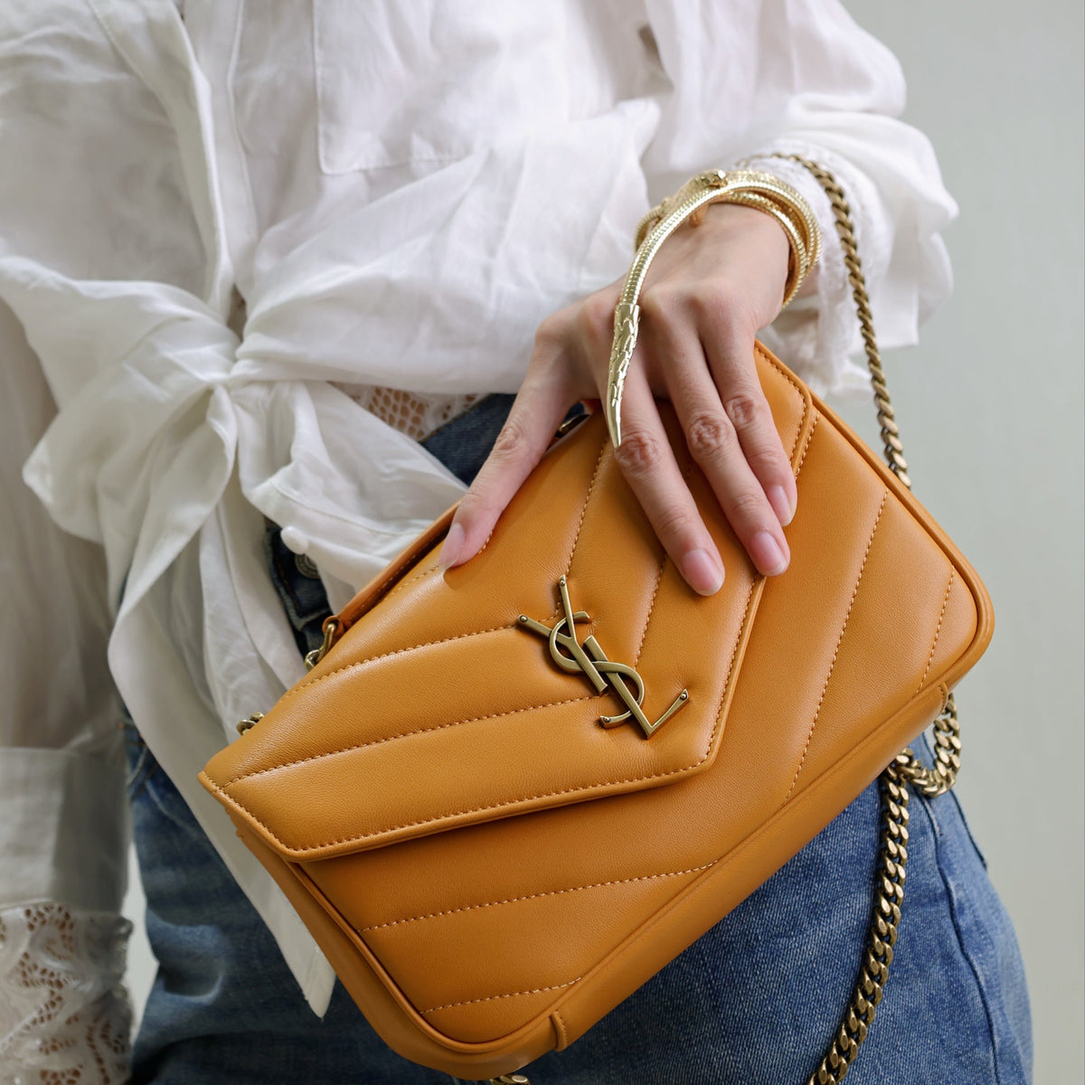 Saint Laurent Bags- Saint Laurent Loulou Small Bag Elegant Everyday Designer Handbag