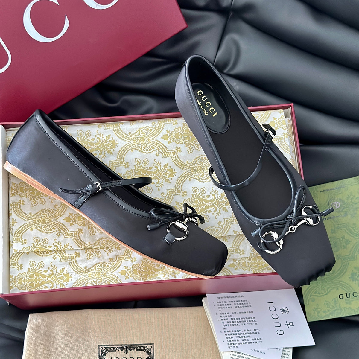 Gucci Shoes- Gucci Ballet Flats Luxury Lifestyle Designer Footwear