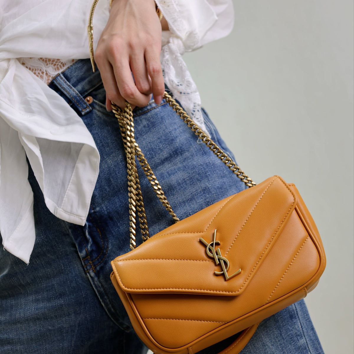 Saint Laurent Bags- Saint Laurent Loulou Mini Bag Elegant Everyday Designer Handbag
