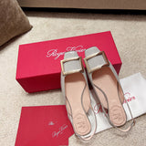 Close-up detail view of Roger Vivier luxury piece style No.063