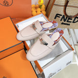 Hermes shoes Style 354 - close-up of timeless elegant design