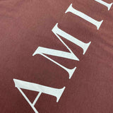 Close-up of Amiri t-shirt craftsmanship