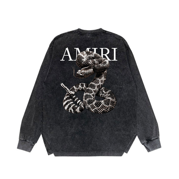 Close-up of Amiri hoodie craftsmanship