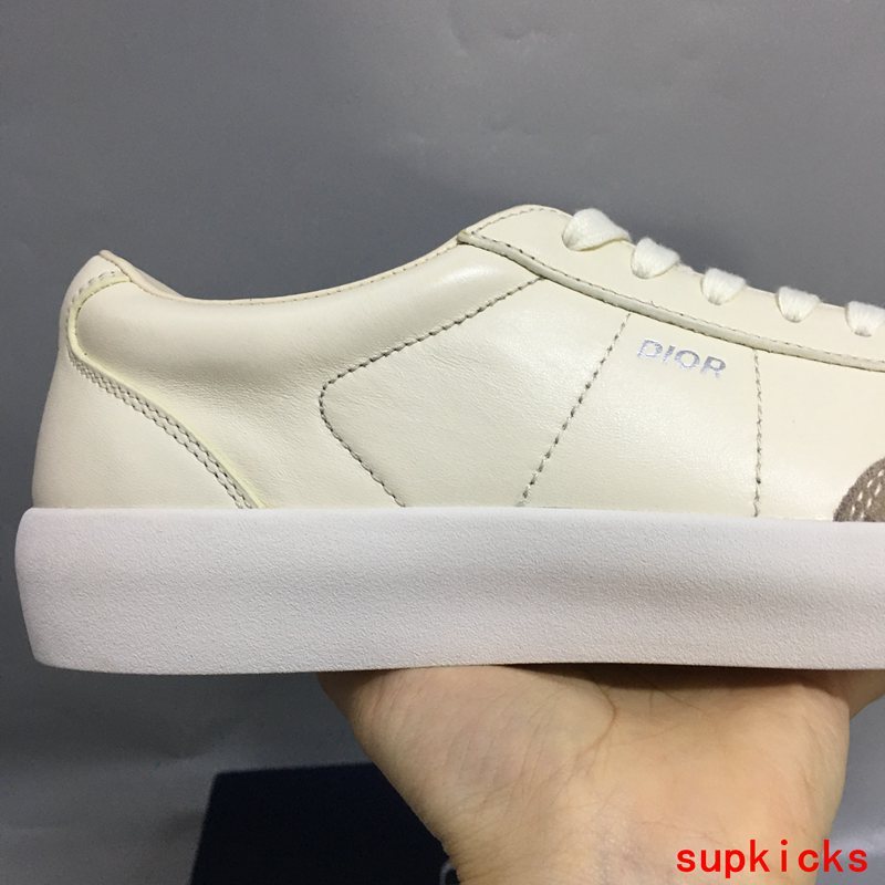 Dior Burgundy High-Top Sneakers - Sole Detail View