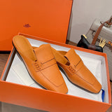 Hermes shoes Style 301 - front view, refined designer finish