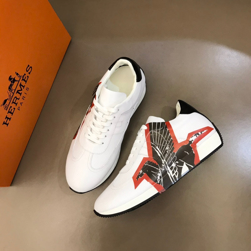 Hermès Tan Pointed-Toe Flats - Angled View