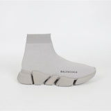 Balenciaga Red Chunky Platform Sneakers - Detail Shot of Craftsmanship