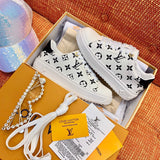 Louis Vuitton shoes front view designer style