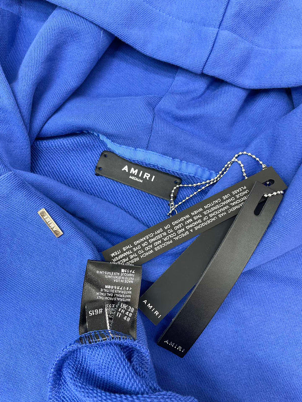 Amiri luxury hoodie detail shot