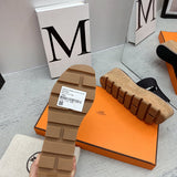 Hermès White Pointed-Toe Stiletto Heels - Sole Detail View