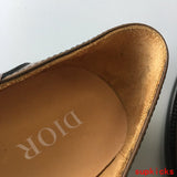 Dior Burgundy Slingback Heels - Front View