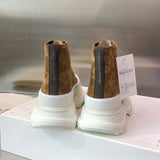 Alexander McQueen White Slip-On Sneakers - Sole Detail View
