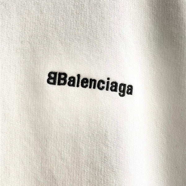 Close-up of Balenciaga designer clothing craftsmanship