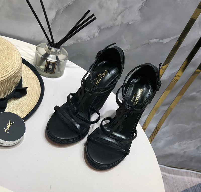 Saint Laurent luxury shoes detail shot