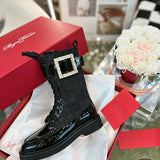 Close-up detail view of Roger Vivier luxury piece style No.084