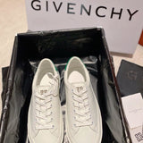 Givenchy Beige Combat Boots - Front View