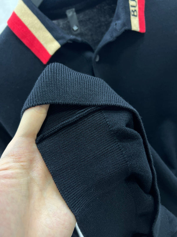 Close-up of Burberry designer clothing craftsmanship
