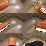 Hermès White High-Top Sneakers - Side Profile View