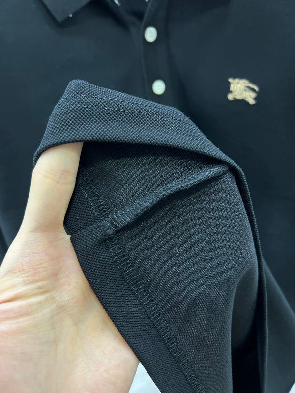 Close-up of Burberry designer clothing craftsmanship
