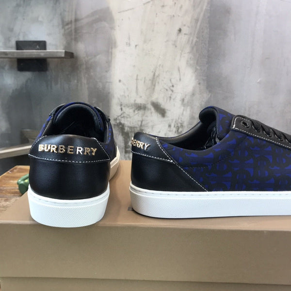 Burberry Red Low-Top Sneakers - Angled View