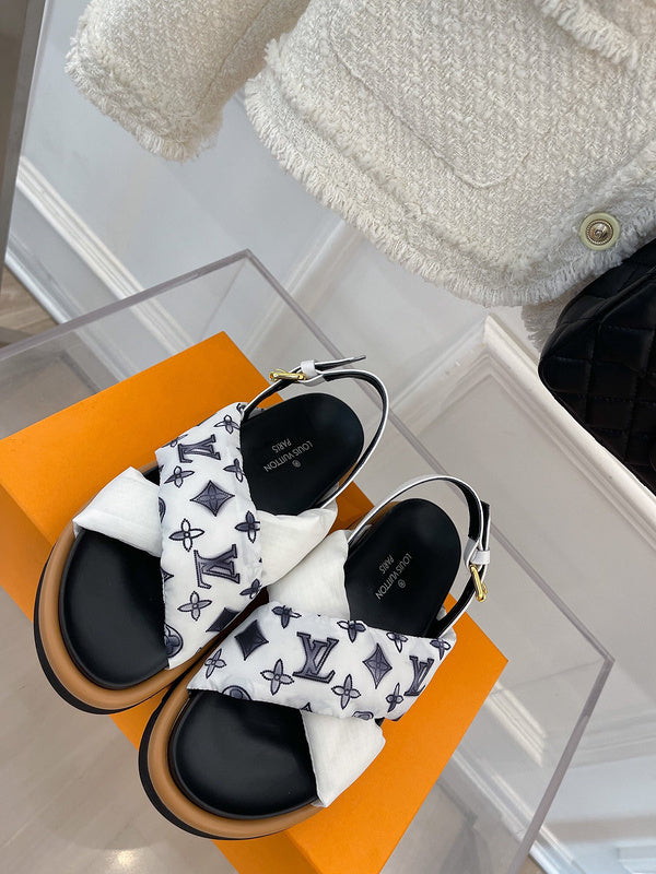 Louis Vuitton shoes Style 406 - side profile detail (alternate angle)