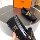 Hermès Black Ankle Boots - Toe Detail View