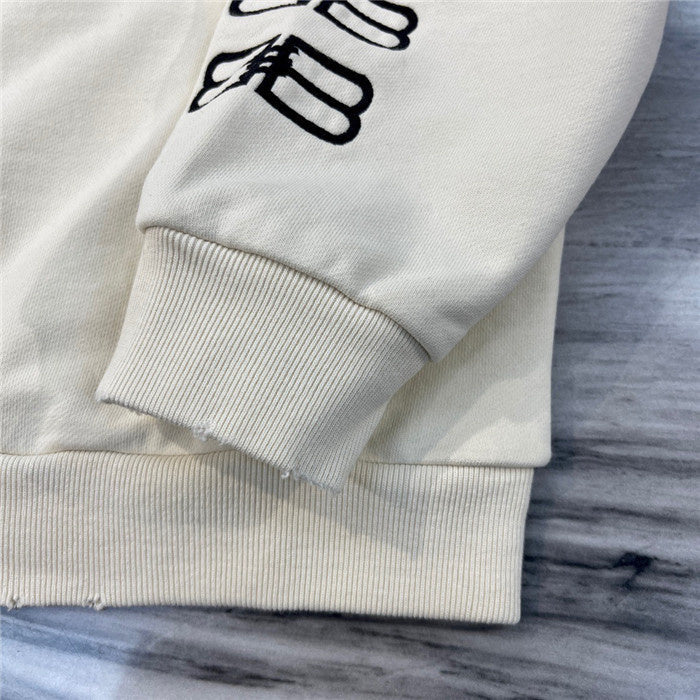 Close-up of Balenciaga designer clothing craftsmanship