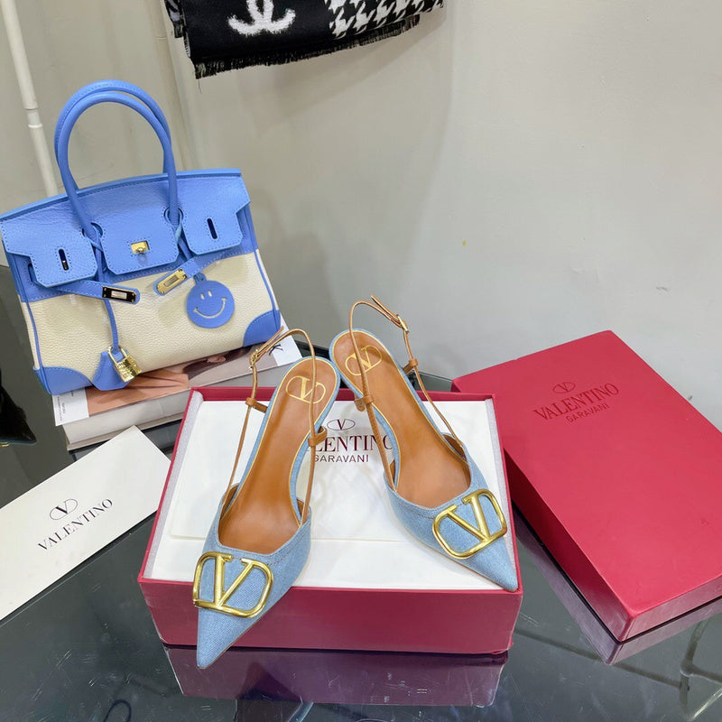 Valentino Garavani designer shoes full view
