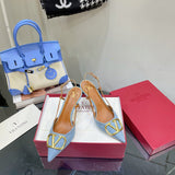 Valentino Garavani designer shoes full view