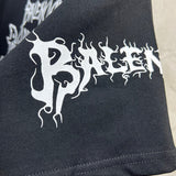 Close-up of Balenciaga t-shirt craftsmanship