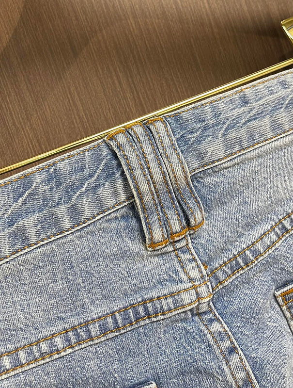 Texture and finish detail of Balmain luxury piece style No.111