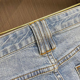 Balmain luxury designer clothing detail shot