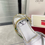 Valentino Garavani luxury shoes detail shot