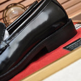 Hermes shoes Style 070 - logo and branding close-up