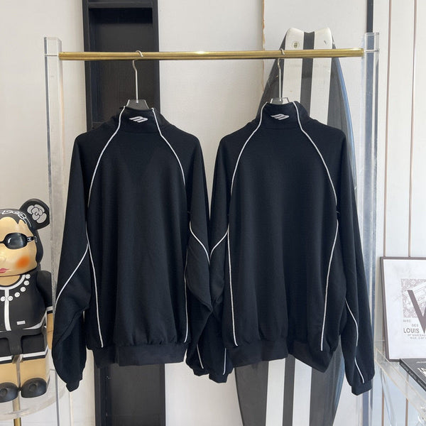 Close-up of Balenciaga designer clothing craftsmanship