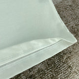 Close-up of Amiri t-shirt craftsmanship