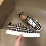 Burberry Grey Classic Ballet Flats - Front View
