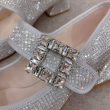Close-up detail view of Roger Vivier luxury piece style No.094