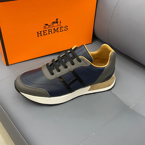 Hermès Grey Ankle Boots - Full Silhouette View