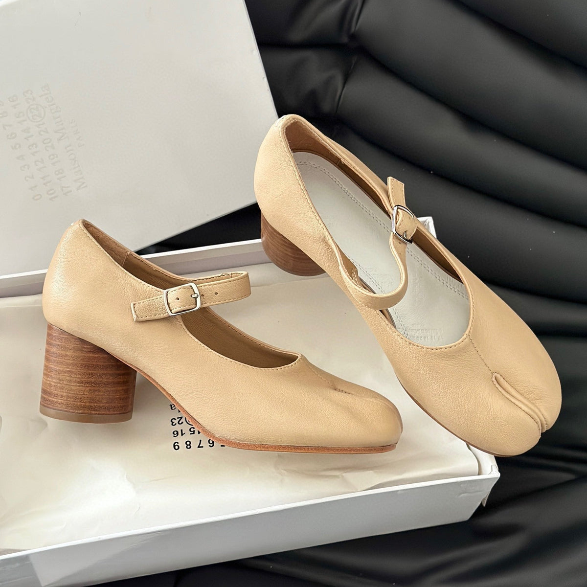 Shoes- Maison M Tabi Heels Premium Designer Casual Shoes